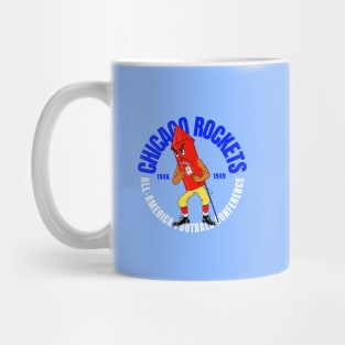 Defunct Chicago Rockets Football 1946 Mug